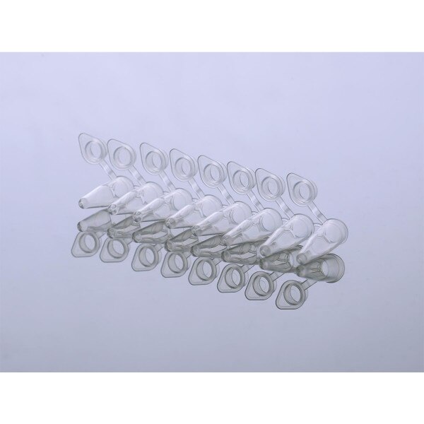 8-Tube PCR Strip, Flat Cap